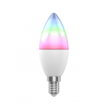Bec LED Smart WiFi E14 RGB+CCT WOOX, Tuya 3 bec led smart e14 rgb cct wifi woox r9075 02 1926 5599