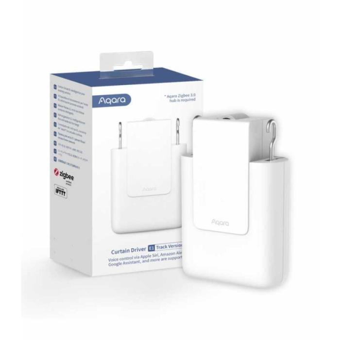 CONTROLLER PENTRU JALUZELE/DRAPERII PE SINA ZIGBEE AQARA E1 TRACK 1 controller pentru jaluzele draperii pe sina zigbee aqara e1 track 01 900x900 1