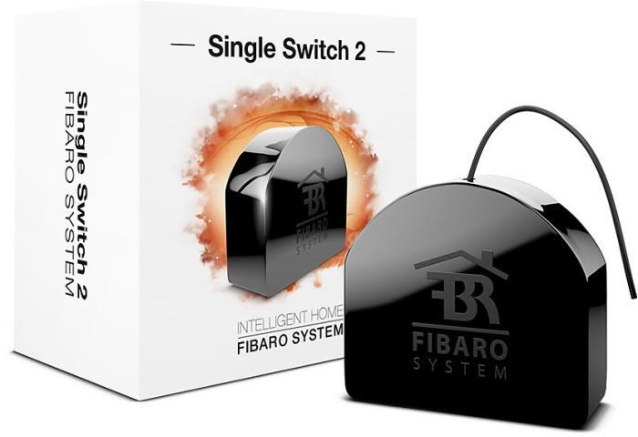 intrerupator releu simplu 2 fibaro single switch 2 1x2 5 kw fibaro 1643 8609