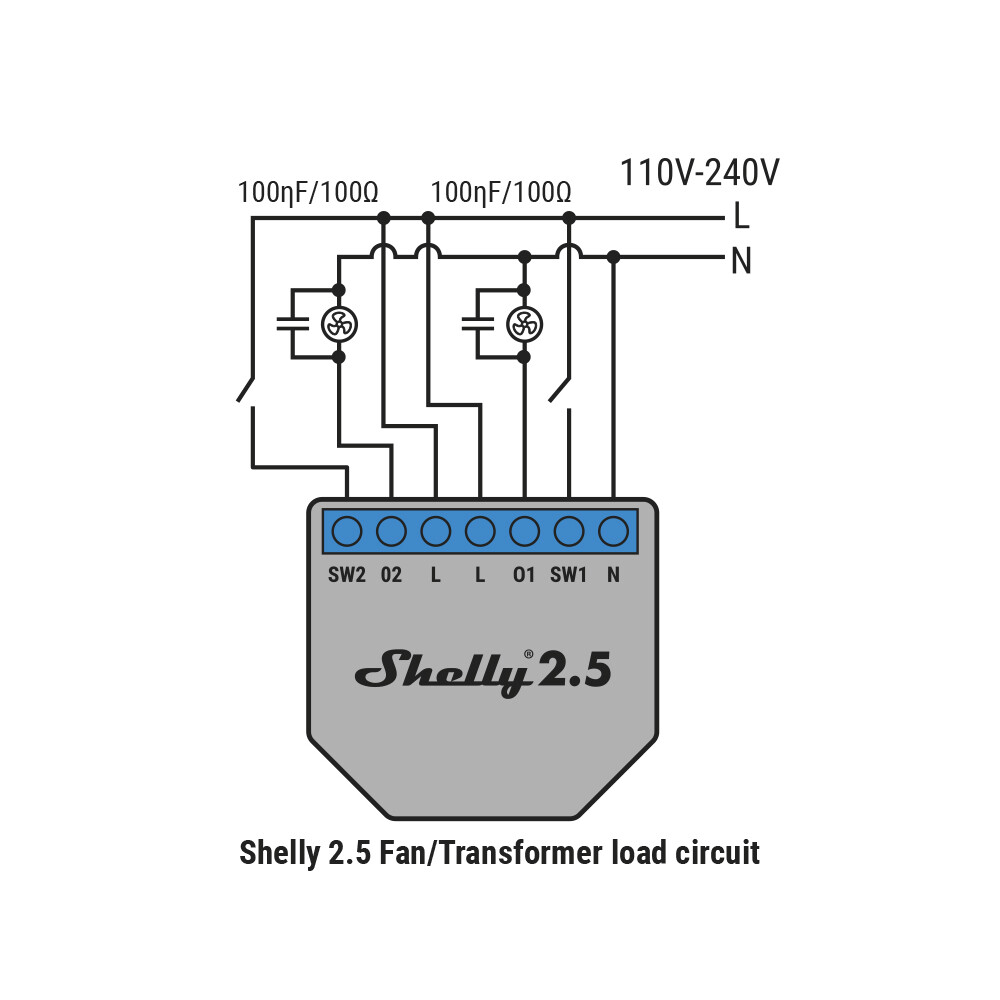Shelly RC Snubber - Amortizor tensiune pentru releele Shelly 6 shelly rc snubber amortizor tensiune shelly 1 1pm shelly25 03 1165