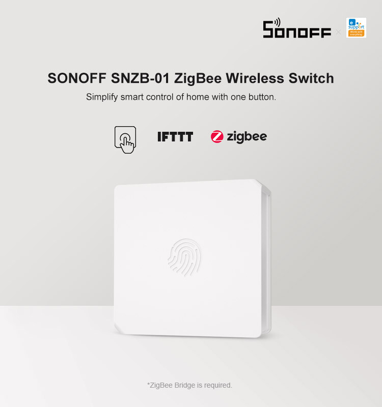 SONOFF SNZB-01 - intrerupator wireless Smart ZigBee 5 sonoff snzb 01 switch wireless zigbee 06 7062