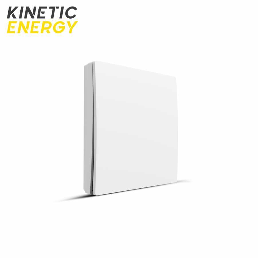 intrerupator wireless simplu cu revenire alb kinetic energy es2154 02 1