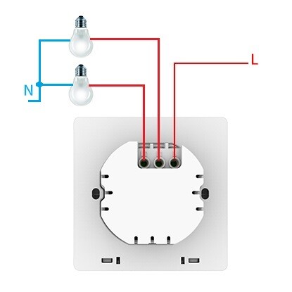 schema instalare controller tip intrerupator esl2254 cinetica