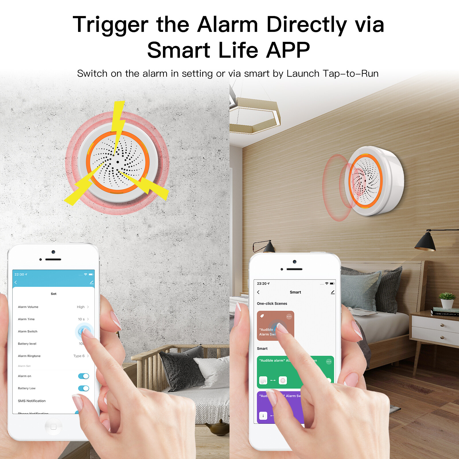 sirena alarma zigbee moes tuya 3