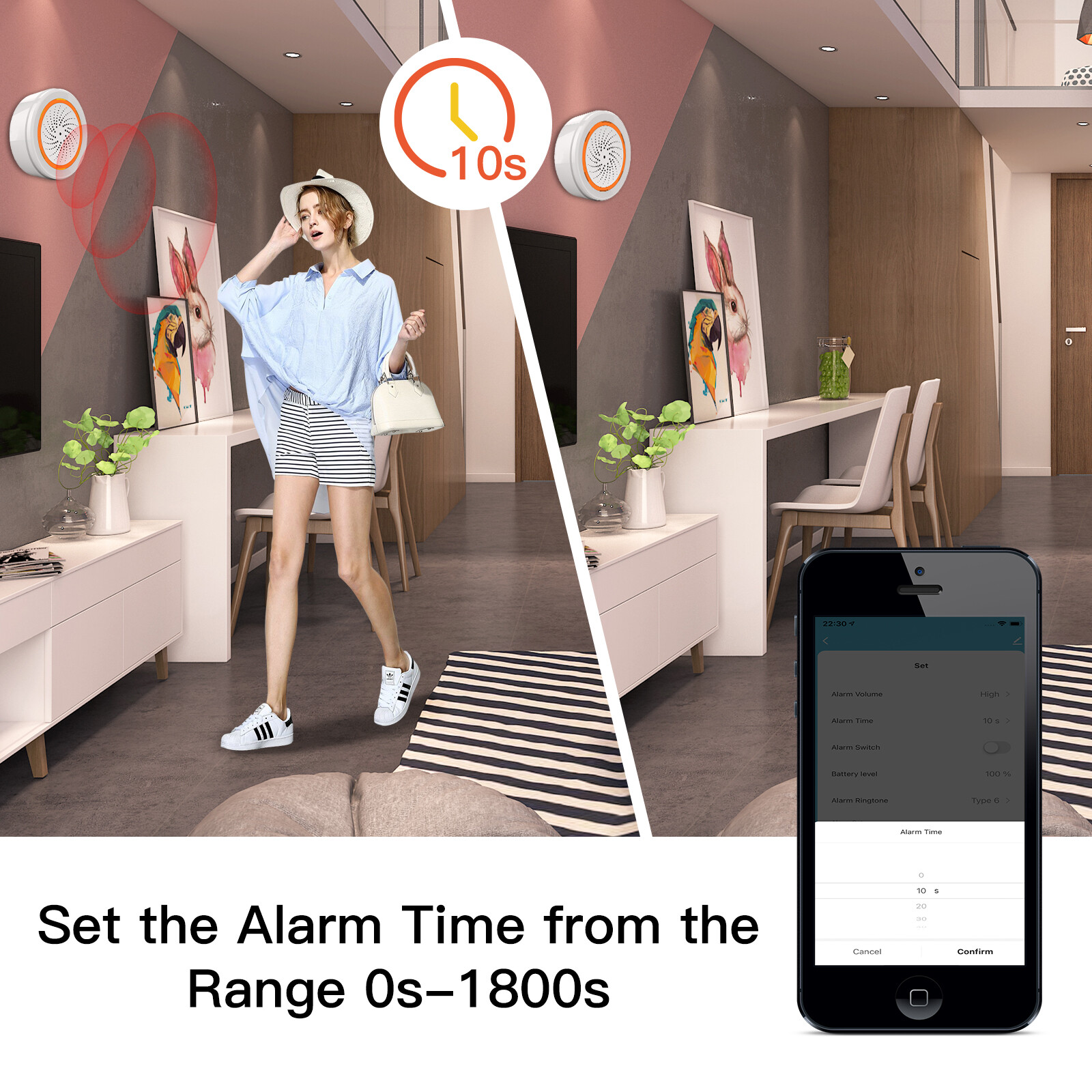 sirena alarma zigbee moes tuya 4