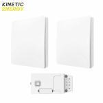 Kit Cap-scară - 2 Întrerupătoare Simple Kinetic Energy + Controller 1 Canal, 5a, RF433 2 kit cap scara controller 1 canal 2 intrerupatoare simple kinetic energy erc602 2es2154