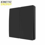 intrerupator dublu wireless cu revenire negru kinetic energy 01