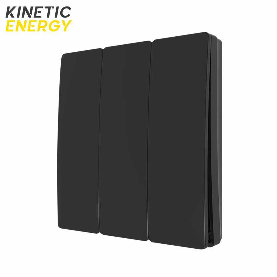 intrerupator triplu wireless cu revenire negru kinetic energy 01
