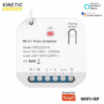 Controller Kinetic Energy, 1 Canal, 1,5a, Dimmer WiFi + RF433 Tuya 2 controller 1 canal dimmer wifi kinetic energy 1 5a ERC2203 W 1