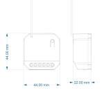 Controller Smart Kinetic Energy, 1 Canal Dry Contact 10A, 230V AC, WiFi+RF433 Tuya 3 kinetic energy kerc2204 w controller 2 canale 2x5a rf433 wifi tuya 08