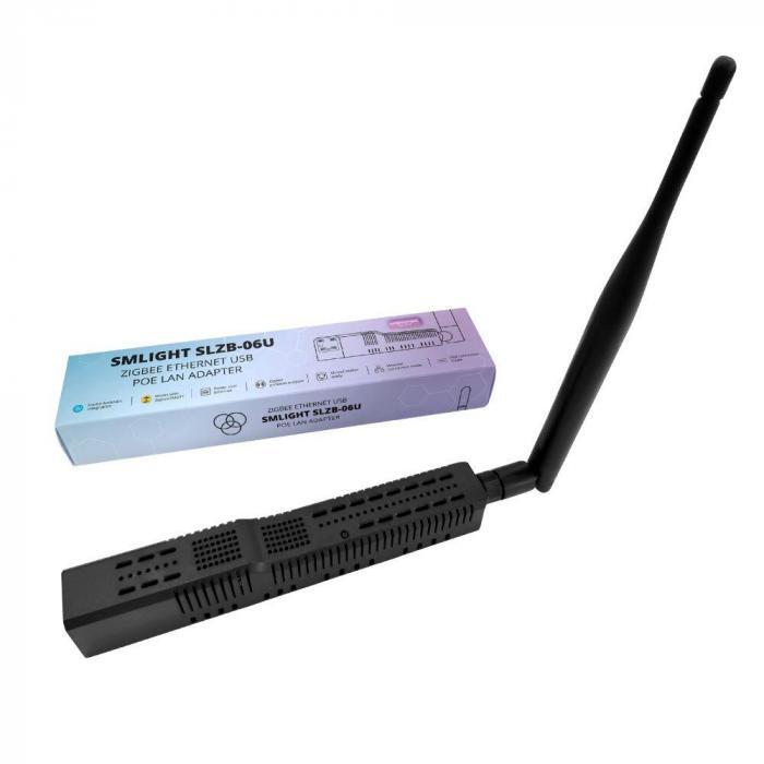 SMLIGHT SLZB-06U – Dongle USB Zigbee Ethernet PoE 1 smlight slzb 06u coordonator zigbee ethernet poe 01